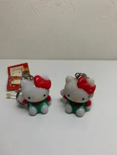 レトロ ハローキティ キーホルダー 2個セット サンリオのサムネイル
