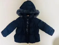 メゾピアノ ダウンコート　110cm ネイビー