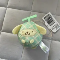 サンリオ フルーツ着ぐるみ マスコット メロン ポムポムプリン - メルカリ