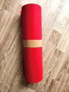 ◆パンチカーペット ◆濃い赤 　　51.5 × 600 cm 　未使用