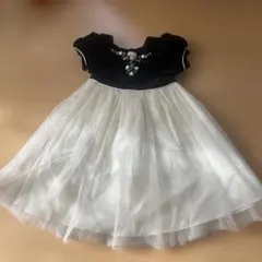フォーマルワンピース　フォーマルドレス　100cm 女の子　チュールワンピ