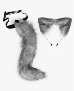 オオカミ 狼 ねこ コスプレ レッグウォーマー カチューシャ しっぽ