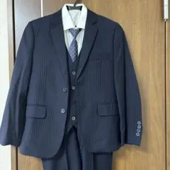 ネイビー ストライプ スーツセット