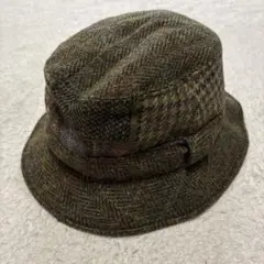 CRAMBES ハリスツイード　ウールハット　フランス製