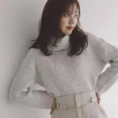 PROPORTION BODY DRESSING、タートルショートニット