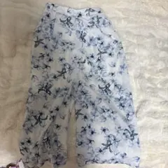 花柄 ガウチョパンツ