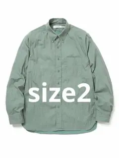 美品 nonnative DWELLER B.D. SHIRT TEALサイズ2