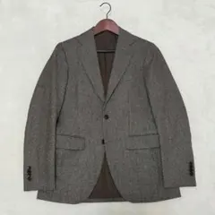 BEAMS F　千鳥格子柄　2つ釦テーラードジャケット　42サイズ