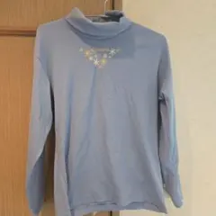 ellesse ハイネック長袖カットソー ライトブルー