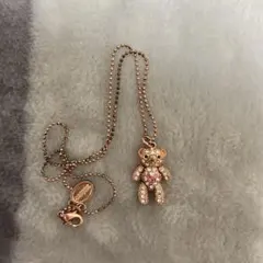 香港ディズニーランド　ベアネックレス