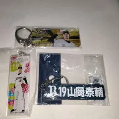 オリックス・バファローズ キーホルダー 3点セット　山岡泰輔　19