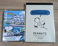 スヌーピー　メモパッド　2種類