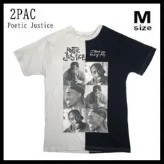 2pac Poetic Justice Tシャツ ラップT 古着 M ブラック