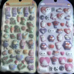 「最安値」ズートピア＆ベイマックスコットンパフィーシール