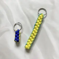 パラコード　キーリング　キューブ　2つセット　②