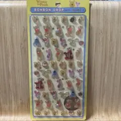 【正規品】ボンボンドロップシール ミニ くまのプーさん ディズニー　シール帳