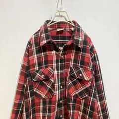 90s FIVEBROTHER USA製 ヘビーネルシャツ ビンテージ XL