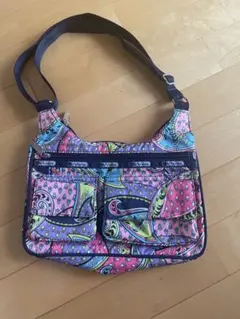 レスポートサック　ペイズリー柄　ショルダーバック