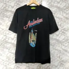 NewAmsterdam 半袖Tシャツ ロゴ プリントカジュアル L
