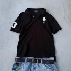 POLO Ralph Lauren チーフキーフ BLACK Y2K #1