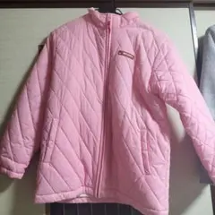 ミキハウス　レディース　女児　ジャンバー　150センチ　サイズ　ピンク　ロゴ入り