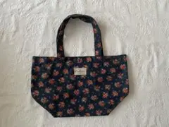 Cath Kidston トートバッグ 花柄 ネイビーのサムネイル