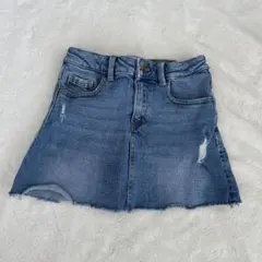 デニムスカート インディゴブルー