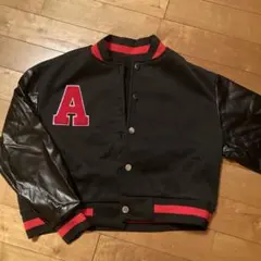 SHEIN スタジャン ブラック レッド 0XL