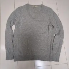 UNIQLO グレー カシミヤ セーター M