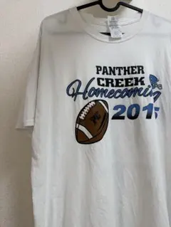 アメリカ古着半袖Tシャツ白シャツヴィンテージ一点物　アメフト　ビックサイズ