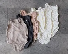 ベビー肌着 タンクトップ ロンパース 6枚セット