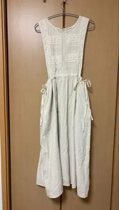 サマンサモスモス　エプロンワンピース