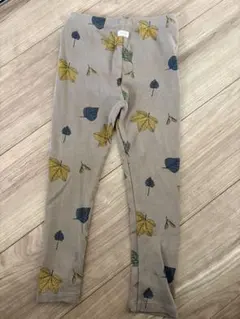 オーガニックズー　レギンス　葉っぱ　3-4y 美品
