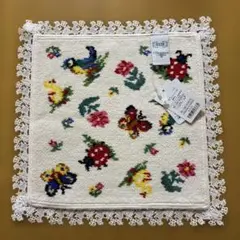 フェイラー　タオルハンカチ　近沢レース♡ハイジ ホワイト