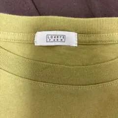 LOWRYS FARM 半袖ロングワンピース イエロー無地