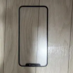 iPhone保護フィルム 透明 黒フレーム