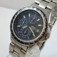 セイコー フライトマスター クロノグラフ 7T92-0CF8 稼働品 超絶美品