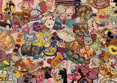 フレークシール　まとめ売り　約100枚　ファンシー　他　平成レトロ