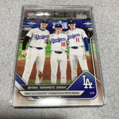 TOPPS NOW 東京シリーズ開幕戦　山本由伸 今永昇太 大谷翔平 限定カード