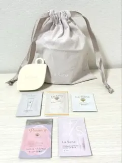 ラサーナ スカルプブラシ・巾着袋・ヘア・スキンケア試供品セット
