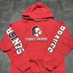 パーカー 古着　レッド　ヴィンテージ　f95