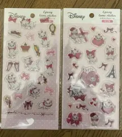 【大人気】Seria　セリア　マリーちゃん　エポキシラメシール　2種類2枚