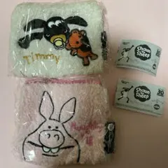 ひつじのショーン もこもこスクエアポーチ ティミー　 いたずらブタ