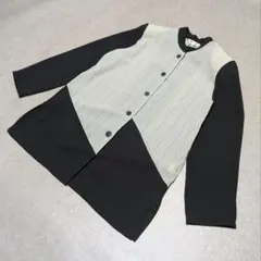 ​BELLUNA ベルーナ シアーシャツ ブラウス モノトーン バイカラーのサムネイル