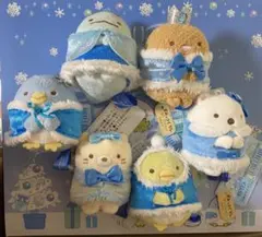 すみっコぐらし　てのてのりぬいぐるみ　クリスマス　6個セット
