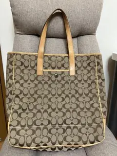 コーチ COACH シグネチャー トートバッグ ハンドバッグ signatur…