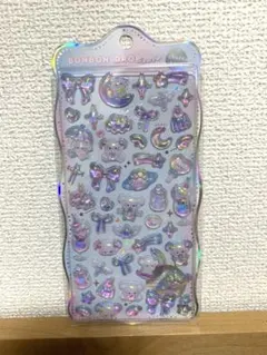 ちゅるキラ　わんわんボンボン　ボンボンドロップシール　オーロラ