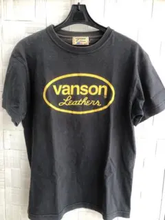 vanson Tシャツ 黒 ロゴ 星型のサムネイル