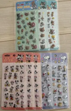 8枚セット!! キャラクタープクプクシール