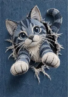 猫　生成画像　L版 1枚